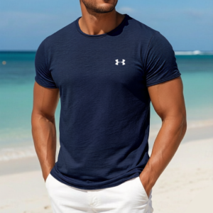 Men's Classic Versatile Cotton Linen Crew Neck T-Shirt